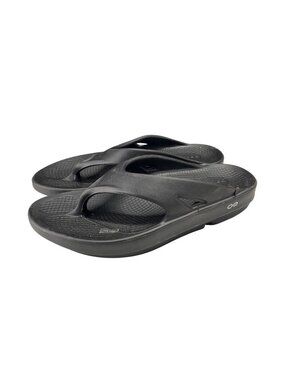 Oofos Ooriginal Thong Sandals Black Mens EU 44 W13 Lightweight Comfort Recovery